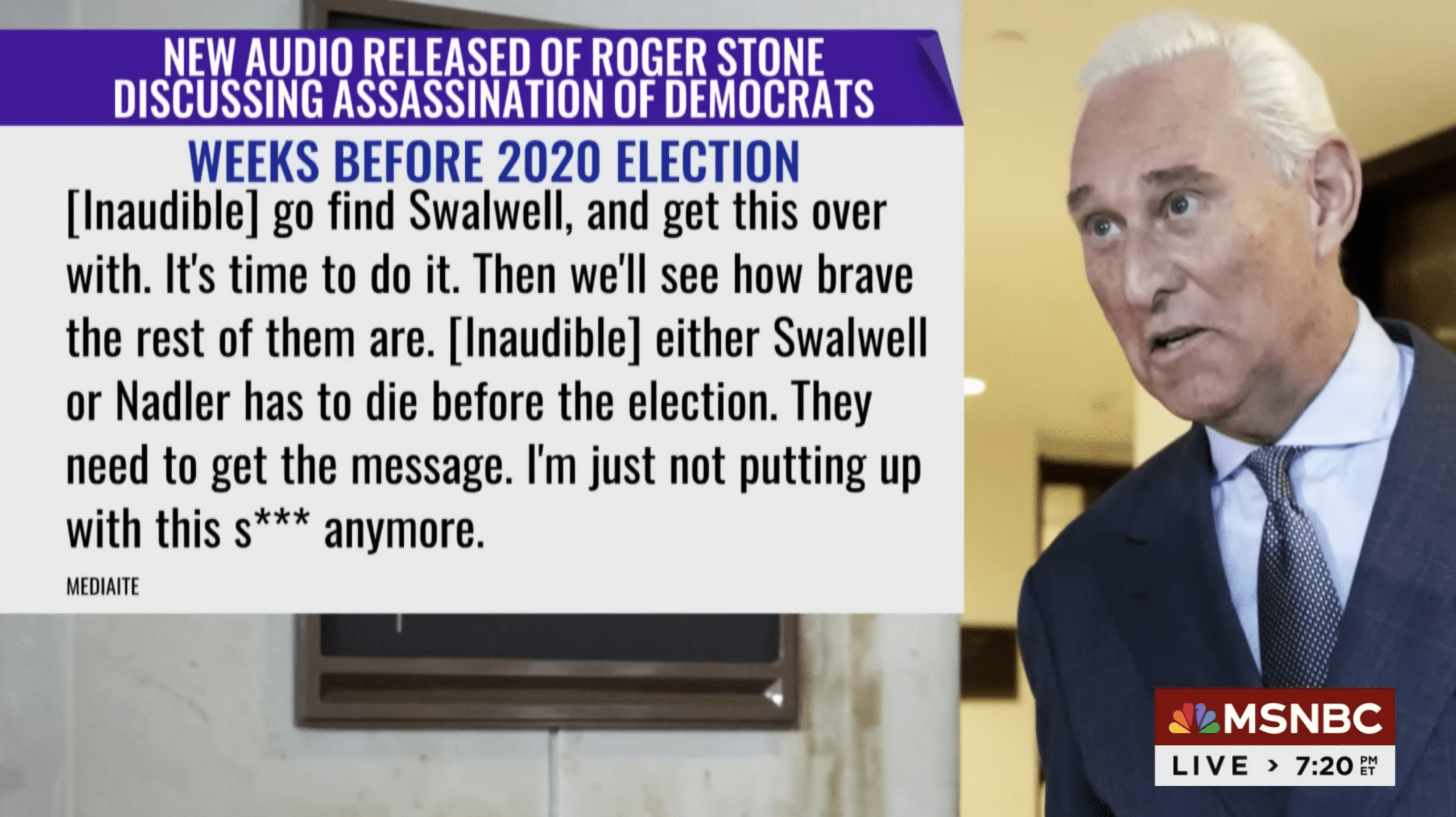 Roger Stone and NY Cop Conversation